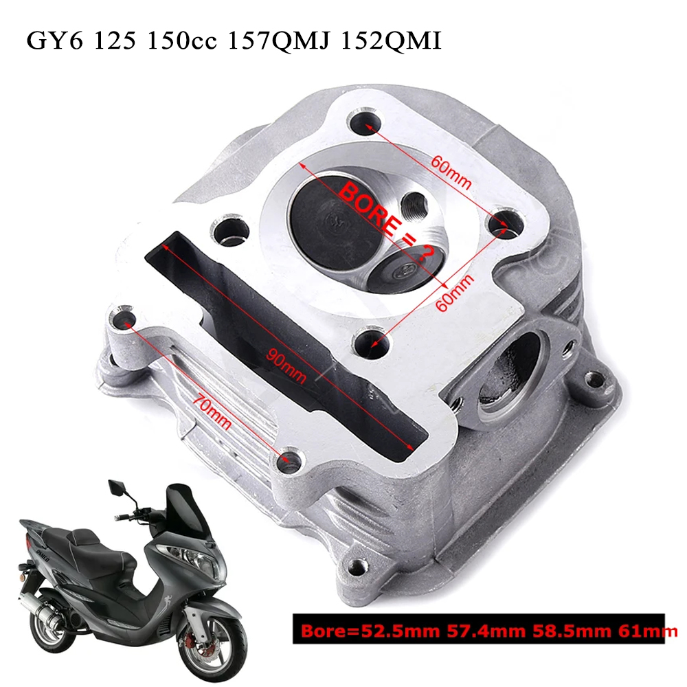 Motorcycle Engine Parts - GY6 Cylinder Head Motorcycle Parts GY6