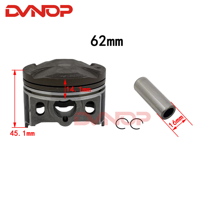 62mm 249cc Bore Motorcycle Cyl - đánh giá và giá Motorcycle Piston