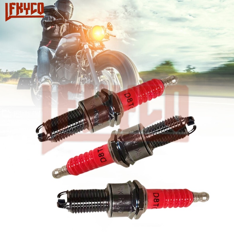 1/2/3/4PCS 3 Electrodes D8TC S - đánh giá và giá Motorcycle Spark Plug